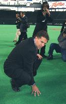 Hillman tours Sapporo Dome